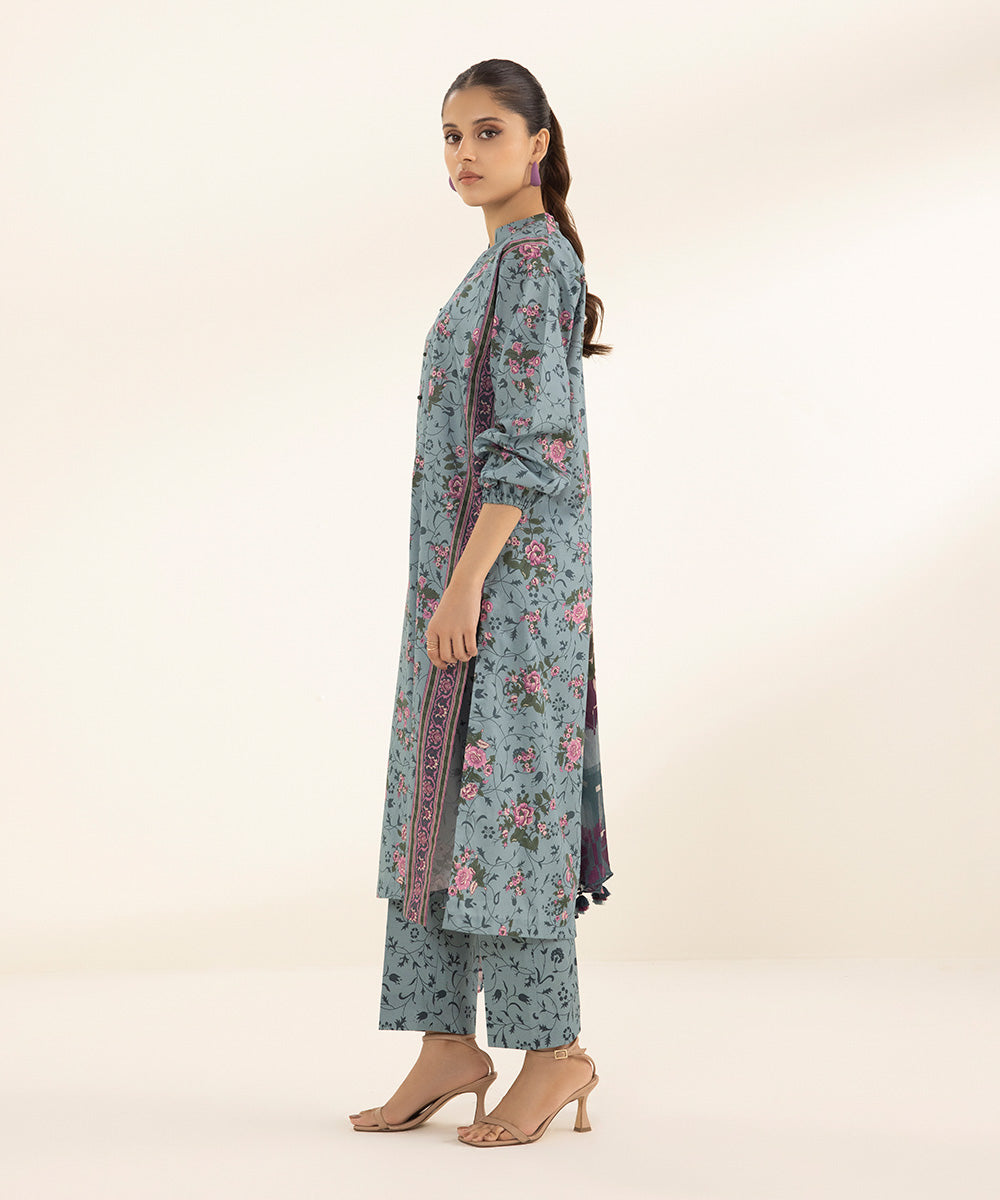 3 Piece - Printed Lawn Suit