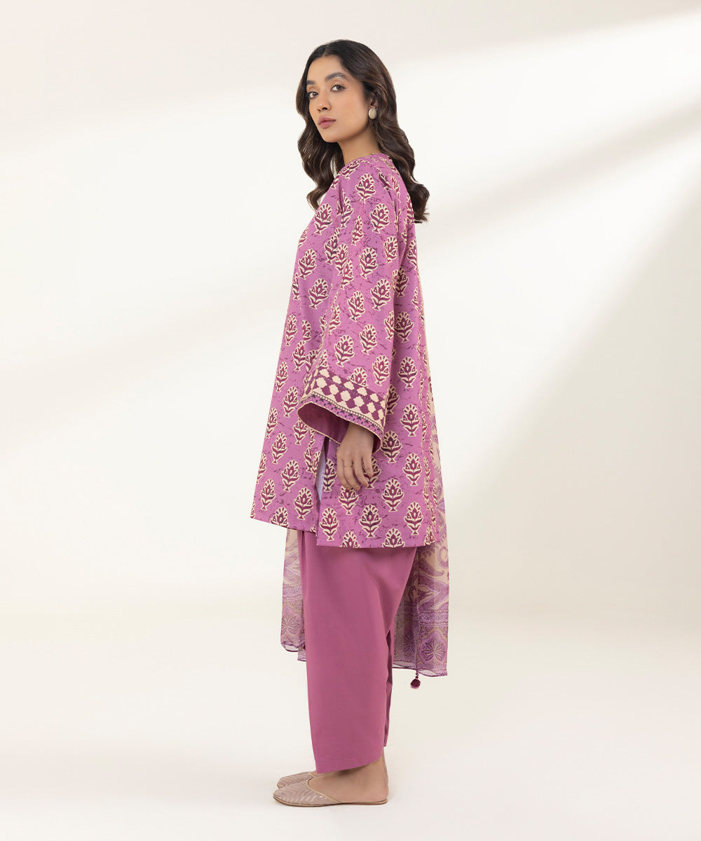 3 Piece - Printed Lawn Suit