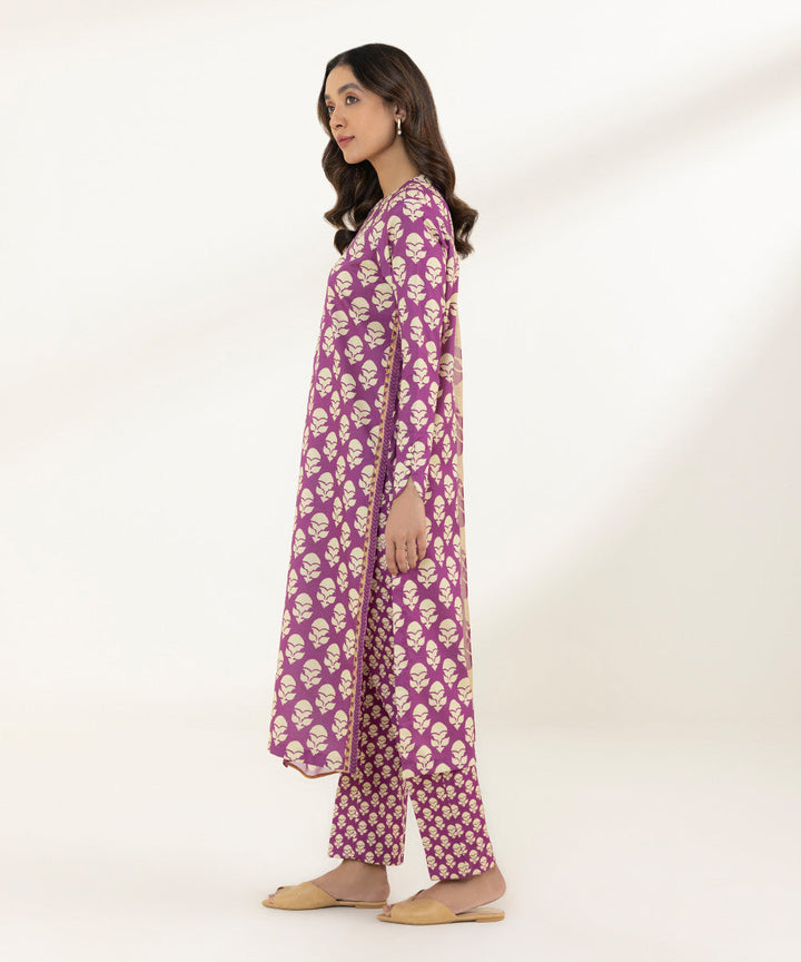 3 Piece - Printed Lawn Suit