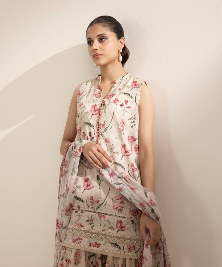 3 Piece - Printed Lawn Suit