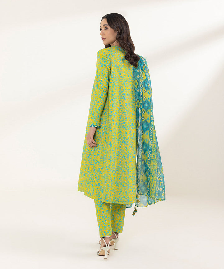 3 Piece - Printed Lawn Suit