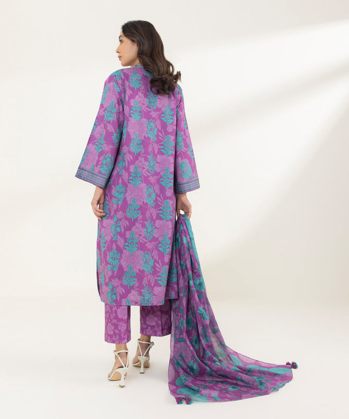 3 Piece - Printed Lawn Suit