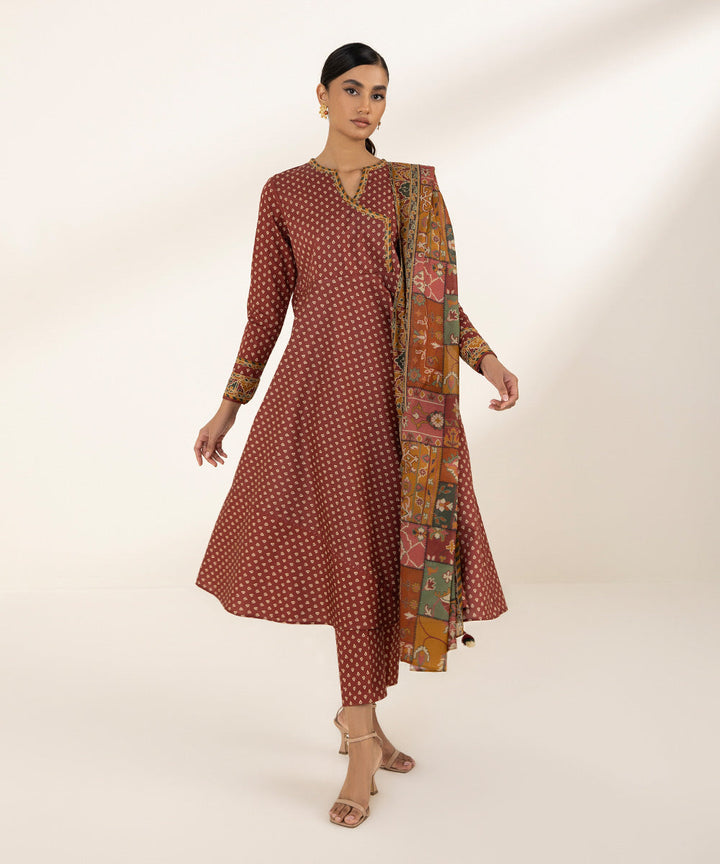 3 Piece - Printed Lawn Suit