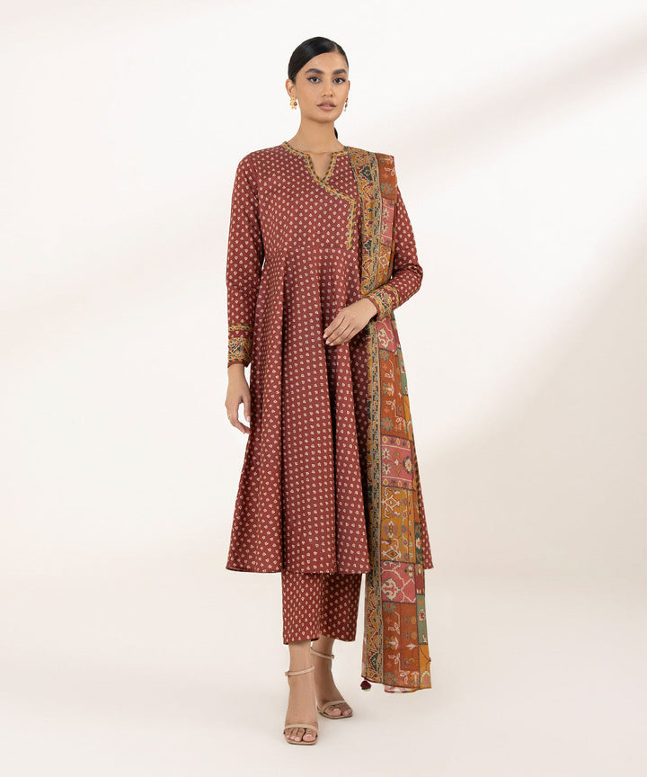 3 Piece - Printed Lawn Suit