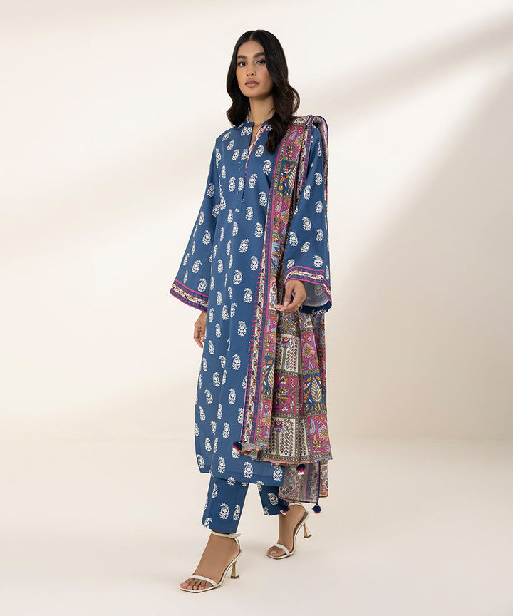 3 Piece - Printed Lawn Suit