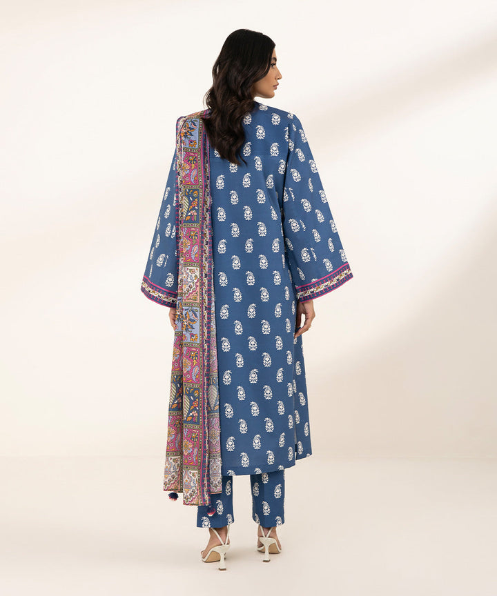 3 Piece - Printed Lawn Suit