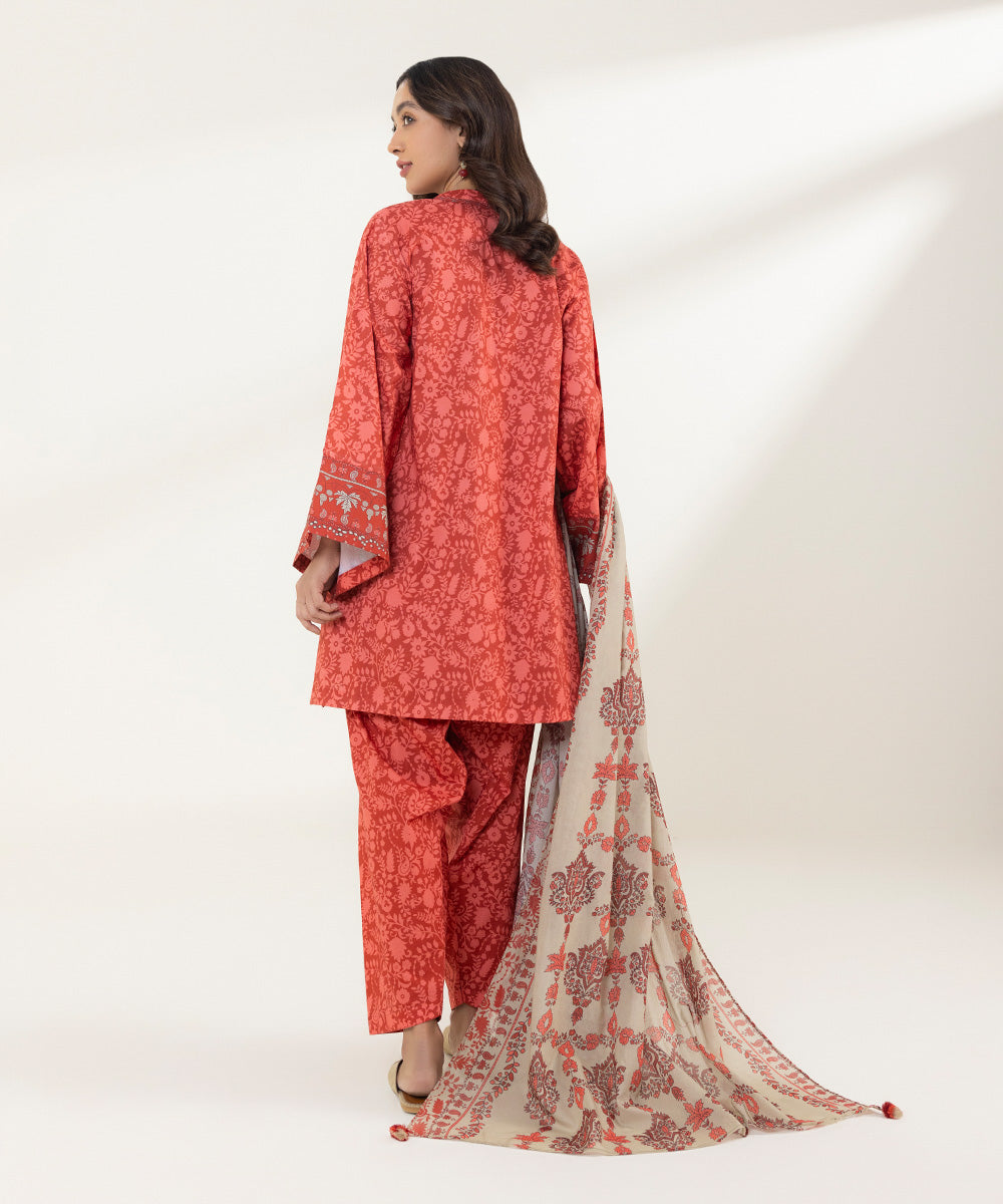 3 Piece - Printed Lawn Suit