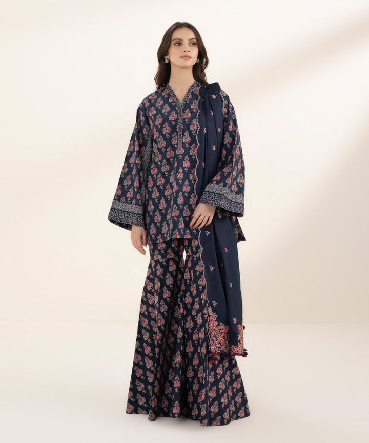 3 Piece - Embroidered Lawn Suit