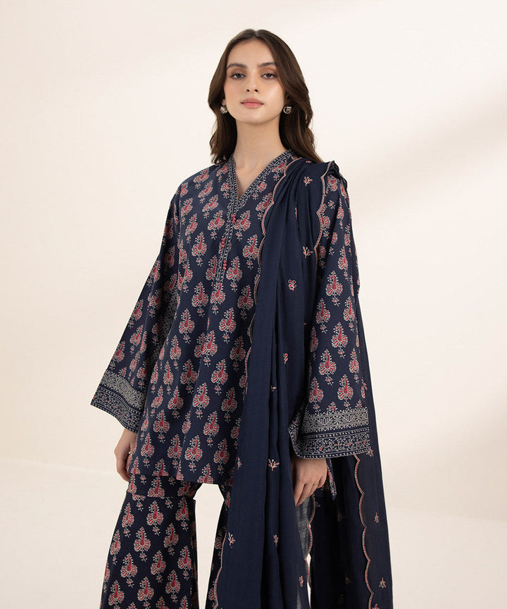 3 Piece - Embroidered Lawn Suit