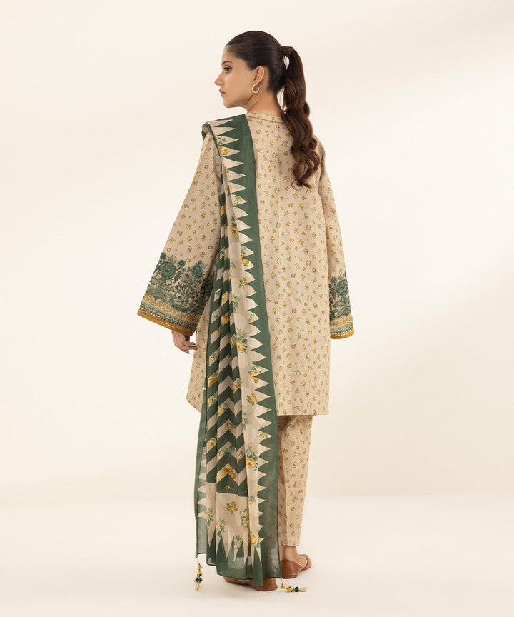 3 Piece - Embroidered Lawn Suit