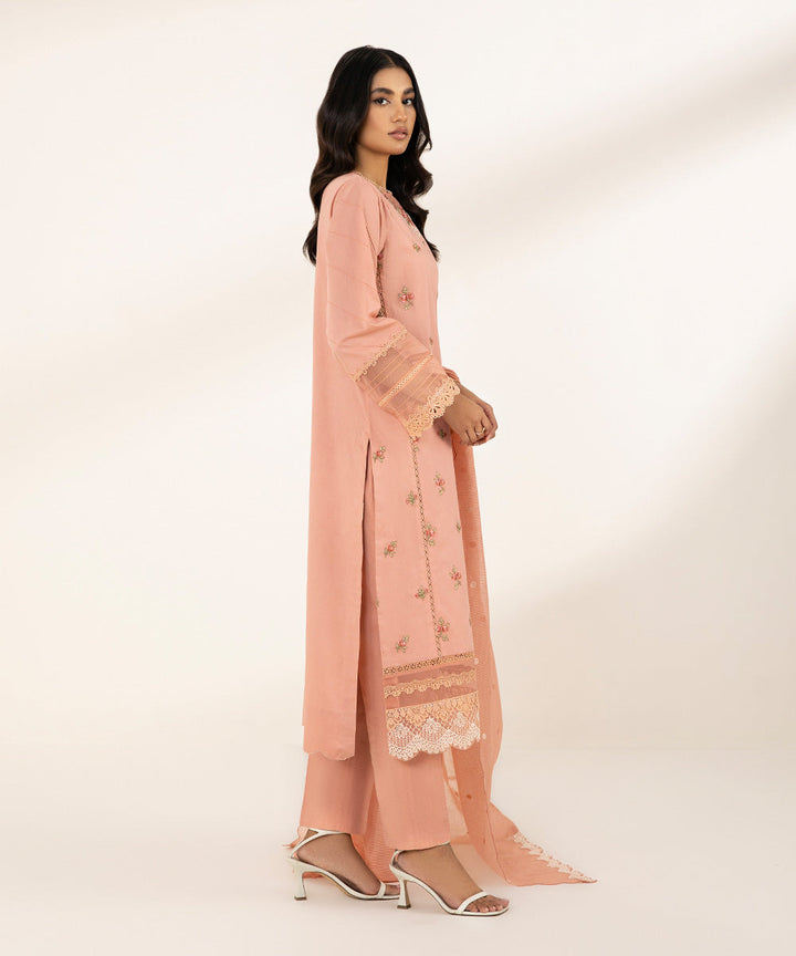 3 Piece - Embroidered Lawn Suit