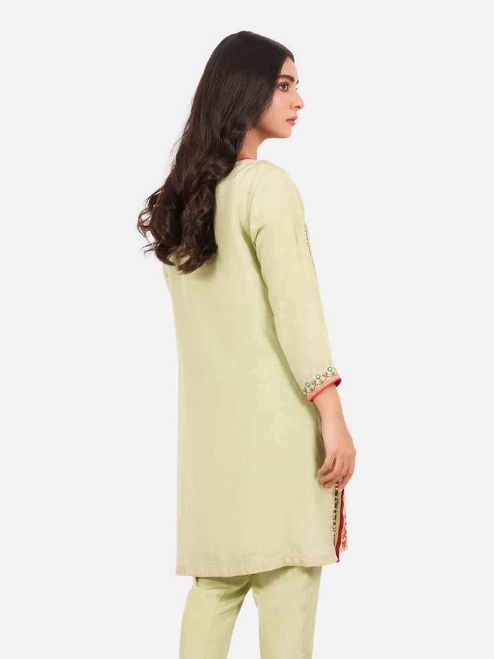 Pret 1Pc Embroidered Chanderi Shirt - EWTKE20-67104