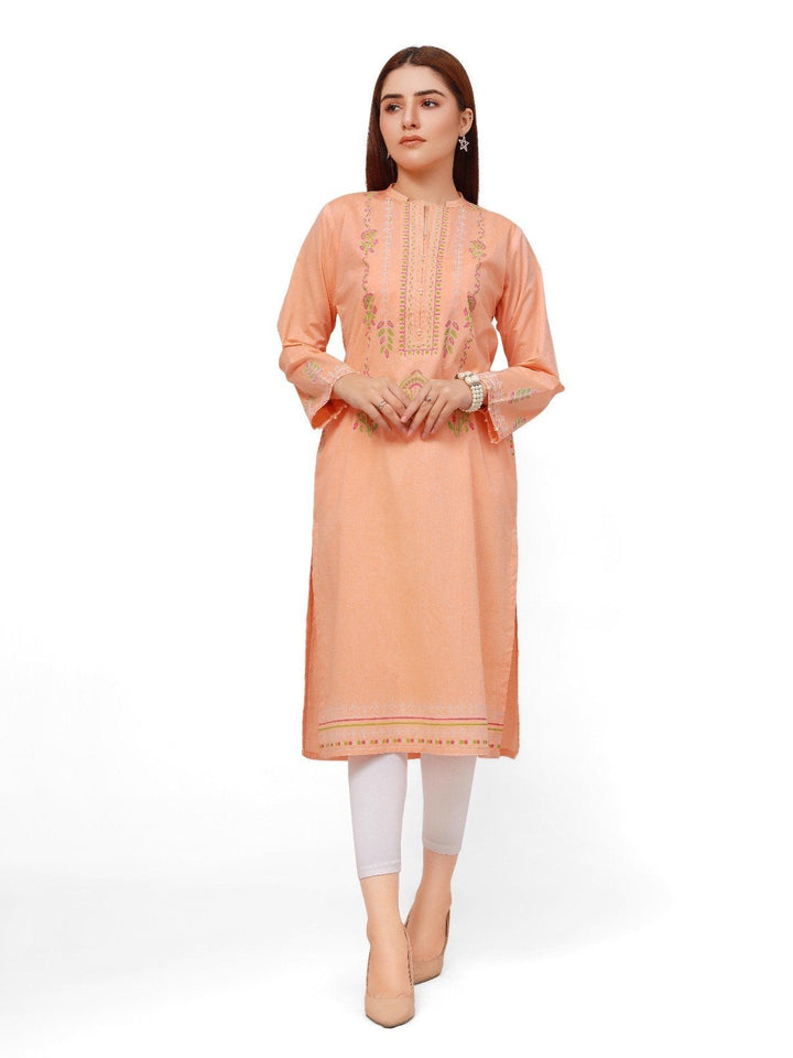 Pret 1Pc Printed Chambray Shirt - EWTKP21-67729