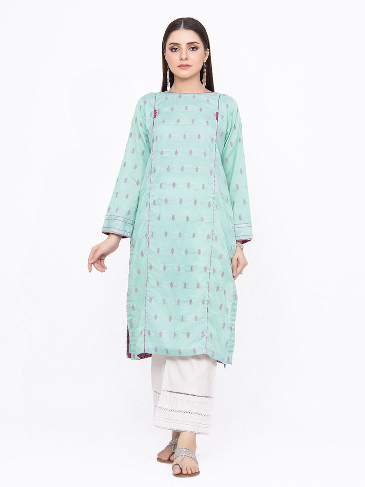 Pret 1Pc Printed Green Shirt - EWTKP21-67854