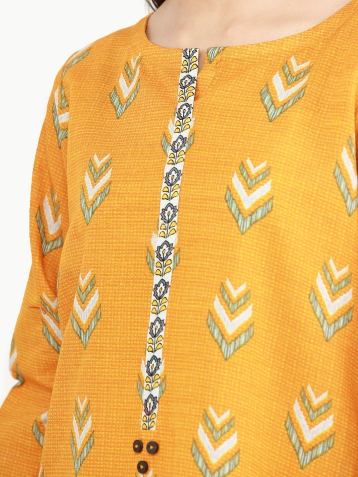Pret 1Pc Printed Khaddar Shirt - EWTKA22-68558