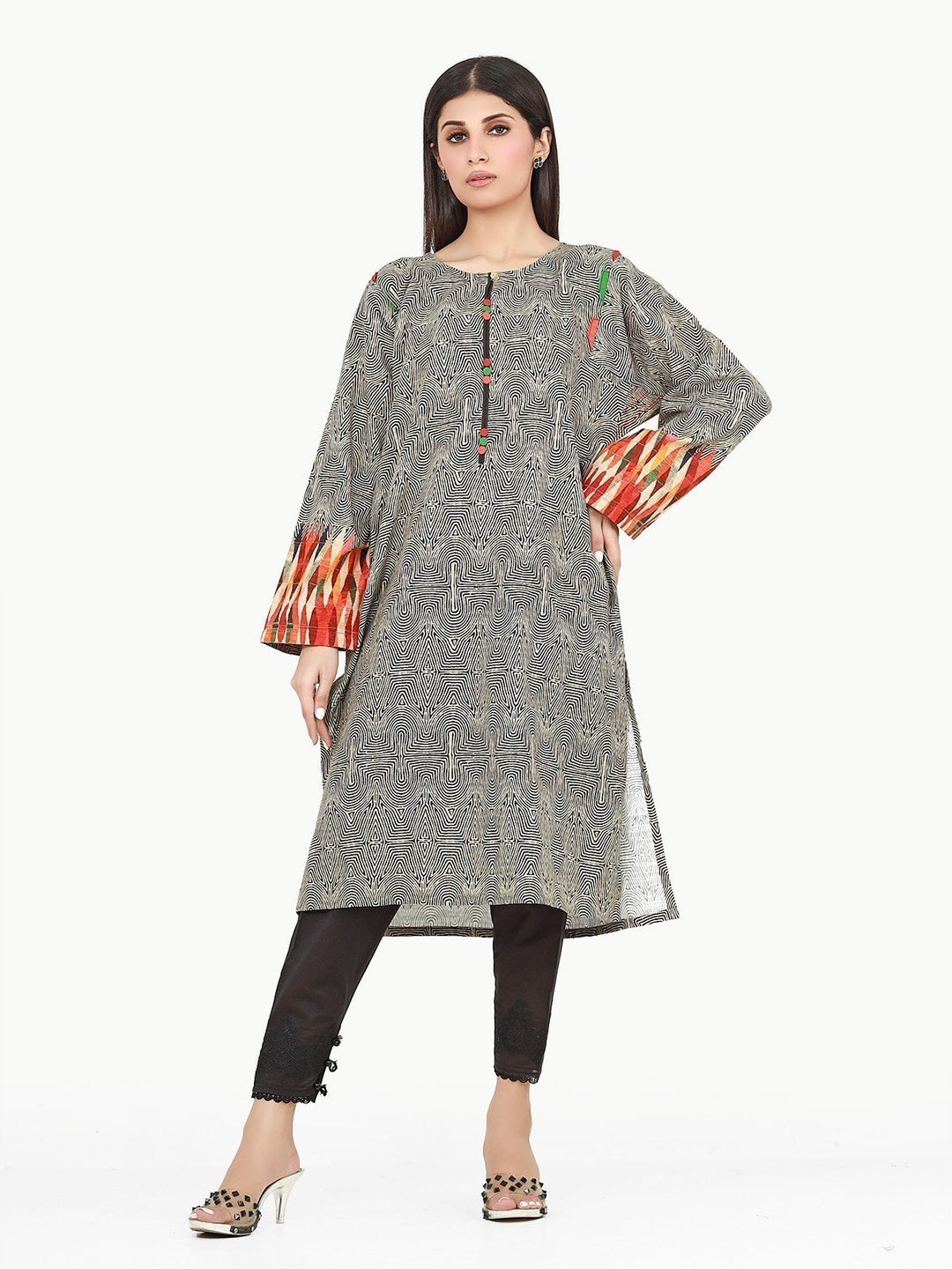 Pret 1Pc Printed Khaddar Shirt - EWTKA22-68560
