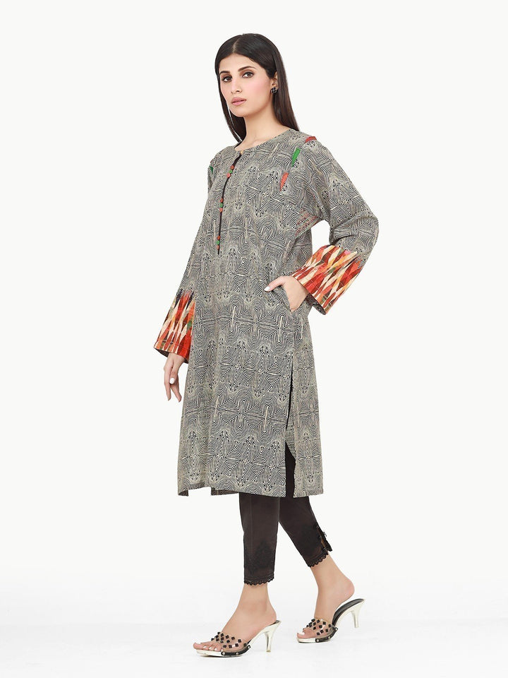 Pret 1Pc Printed Khaddar Shirt - EWTKA22-68560