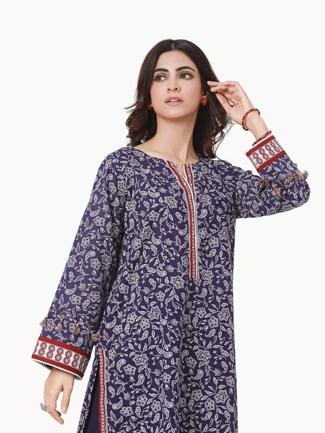Pret 1Pc Printed Khaddar Shirt - EWTKA22-68562