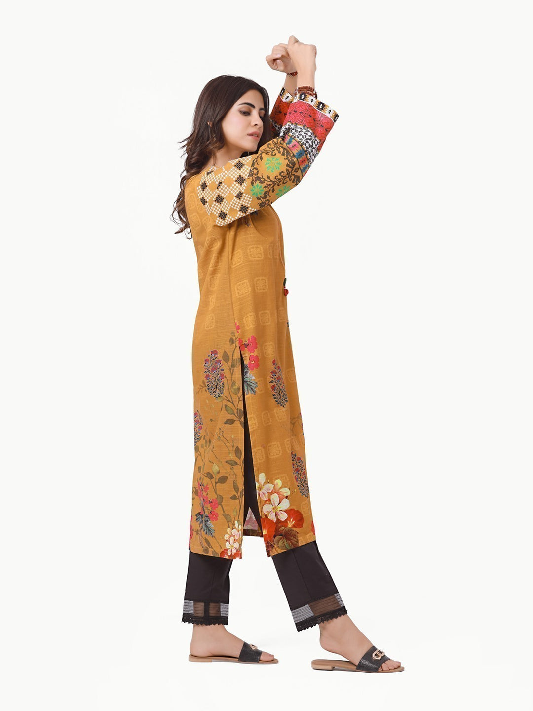Pret 1Pc Printed Cambric Shirt - EWTKA22-68579
