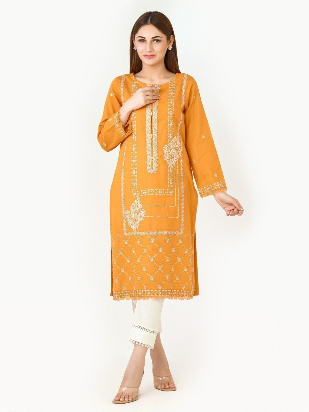 Pret 1Pc Embroidered Khaddar Shirt - EWTKE22-67880