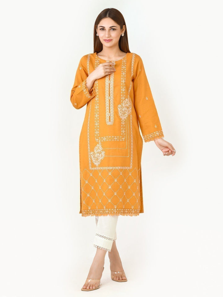 Pret 1Pc Embroidered Khaddar Shirt - EWTKE22-67880
