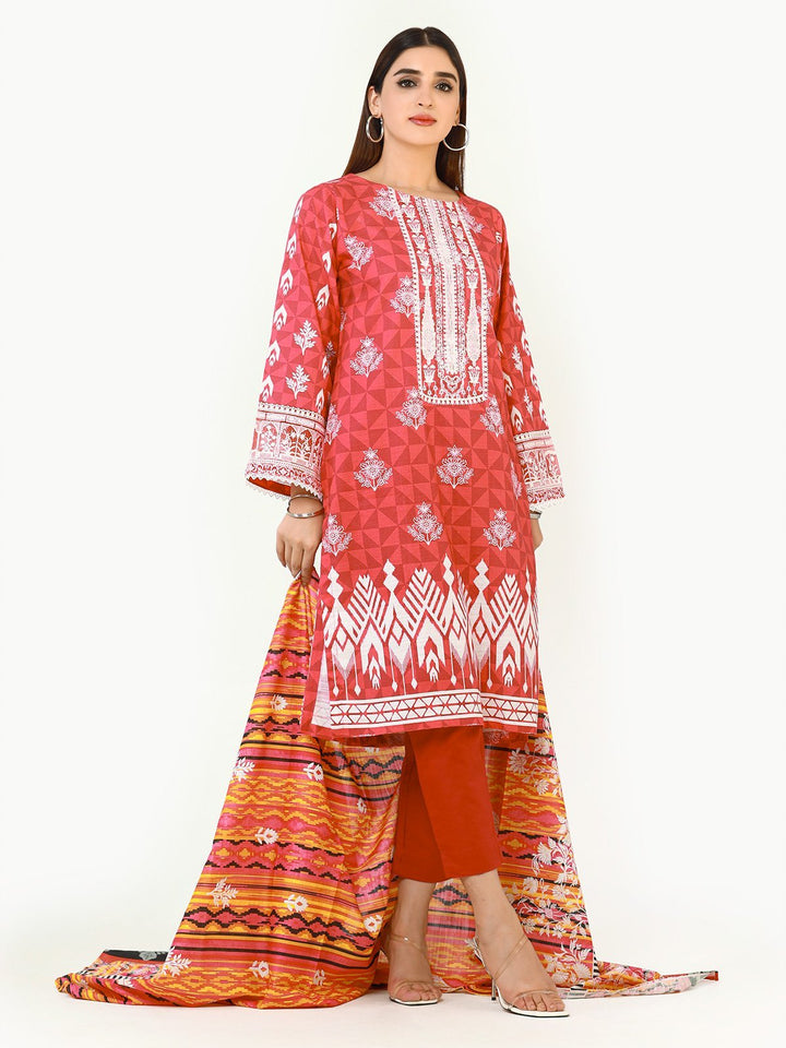 Pret 3Pc Embroidered Khaddar Suit - EWTKE22-67909 (3P)