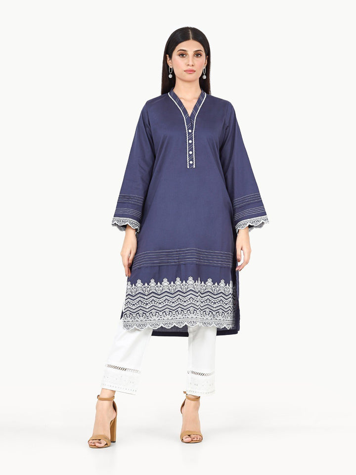 Pret 1Pc Embroidered Cambric Shirt - EWTKE22-68105