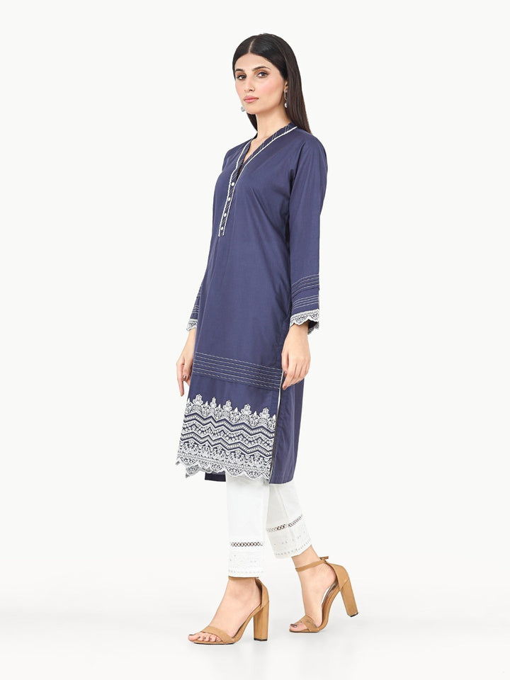 Pret 1Pc Embroidered Cambric Shirt - EWTKE22-68105