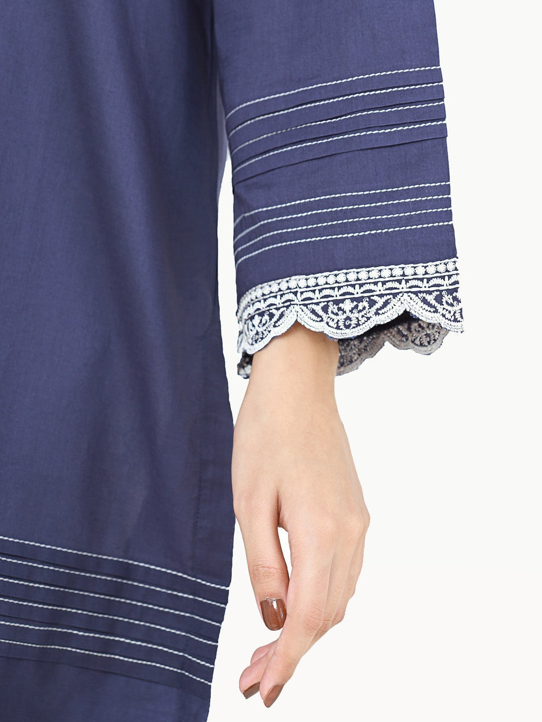 Pret 1Pc Embroidered Cambric Shirt - EWTKE22-68105