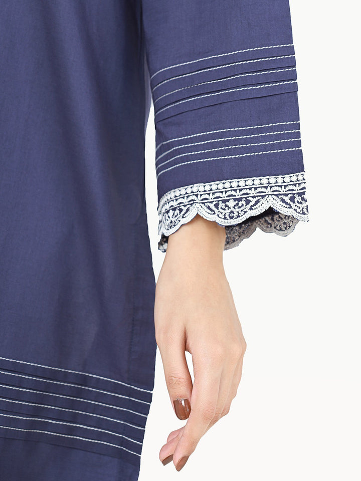 Pret 1Pc Embroidered Cambric Shirt - EWTKE22-68105