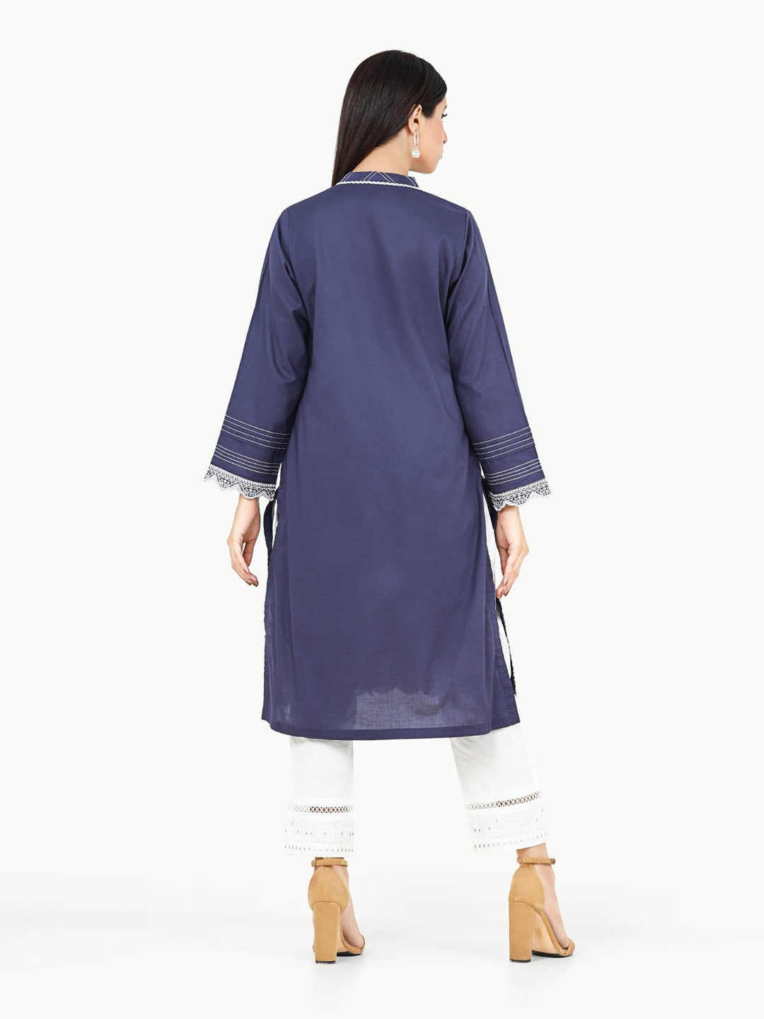 Pret 1Pc Embroidered Cambric Shirt - EWTKE22-68105
