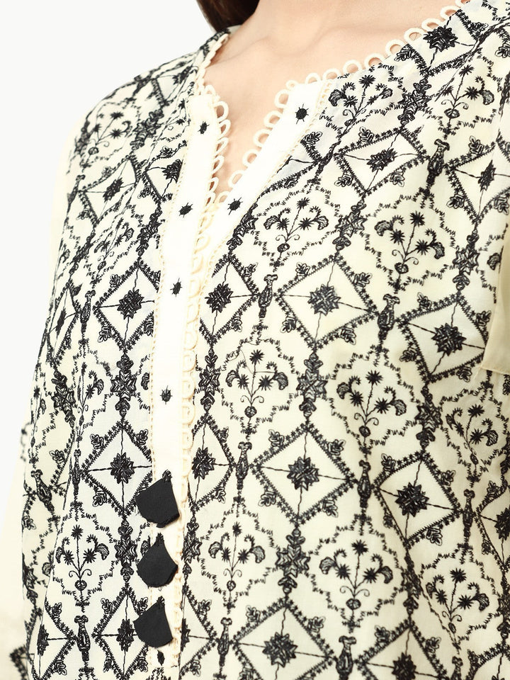 Pret 1Pc Embroidered Lawn Shirt - EWTKE22-68172