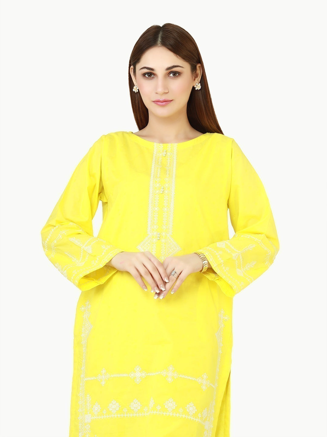 Pret 1Pc Embroidered Jacquard Shirt - EWTKE22-68302
