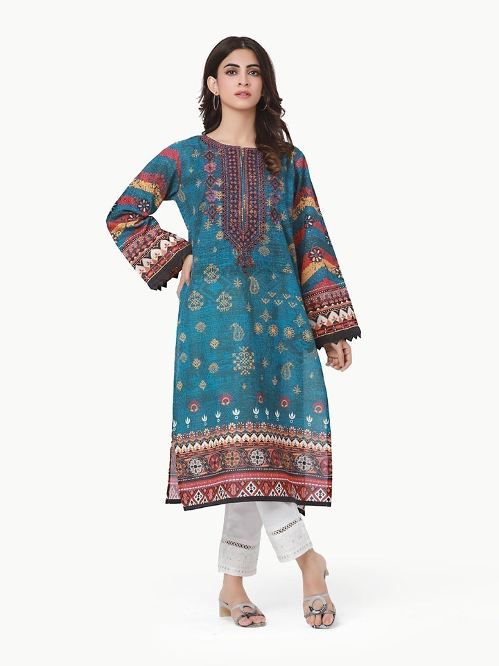 Pret 1Pc Embroidered Khaddar Shirt - EWTKE22-68589