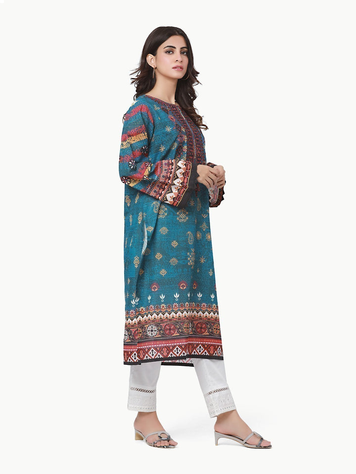 Pret 1Pc Embroidered Khaddar Shirt - EWTKE22-68589