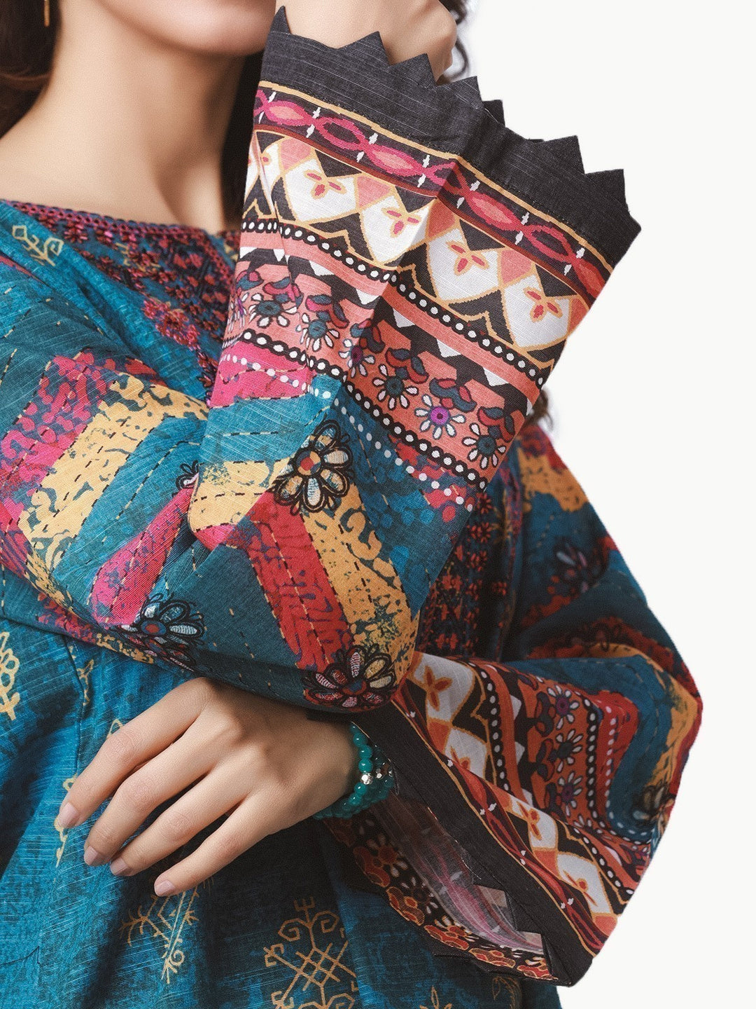 Pret 1Pc Embroidered Khaddar Shirt - EWTKE22-68589