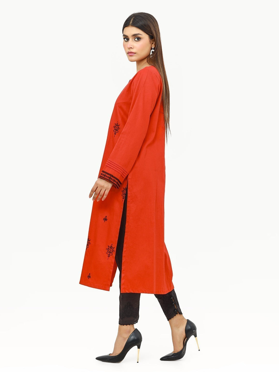 Pret 1Pc Embroidered Cotton Twill Shirt - EWTKE22-68665