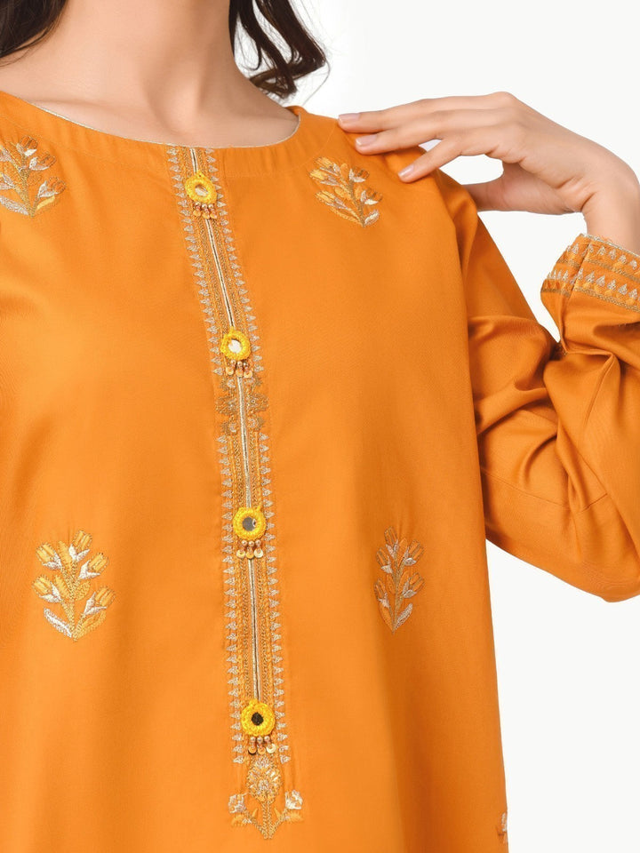 Pret 1Pc Embroidered Khaddar Shirt - EWTKE22-68671