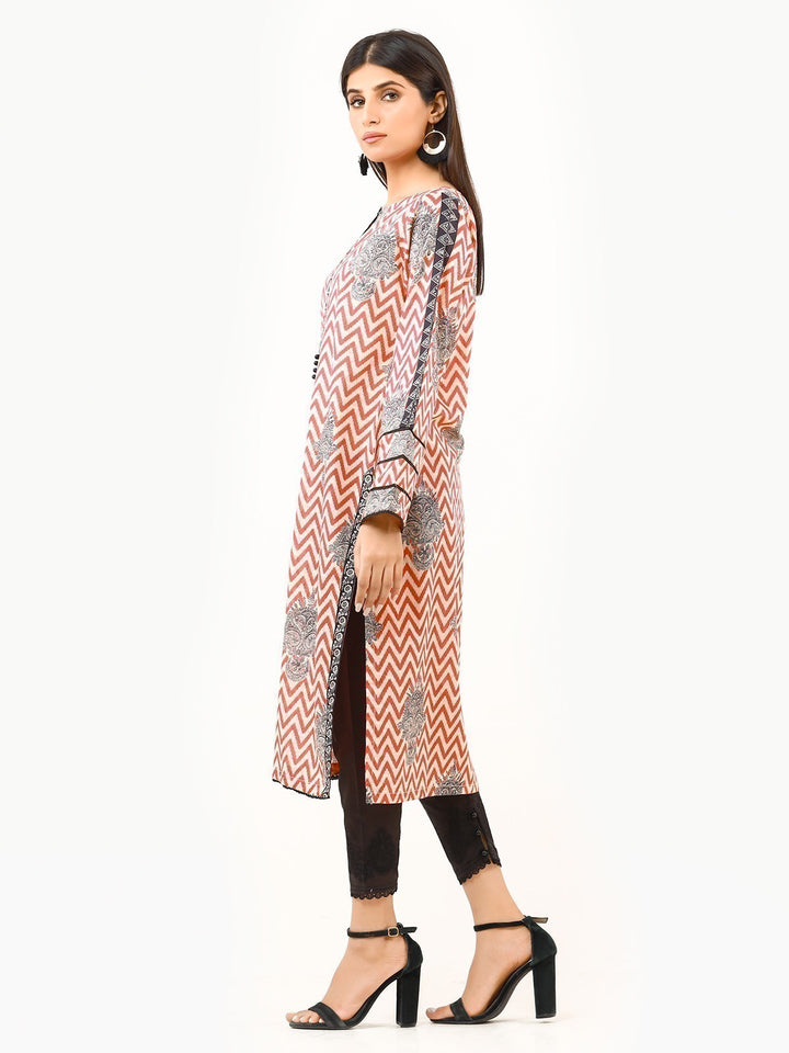 Pret 1Pc Printed Yellow Shirt - EWTKP22-67788