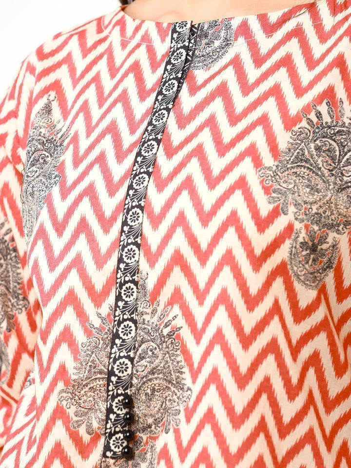 Pret 1Pc Printed Yellow Shirt - EWTKP22-67788
