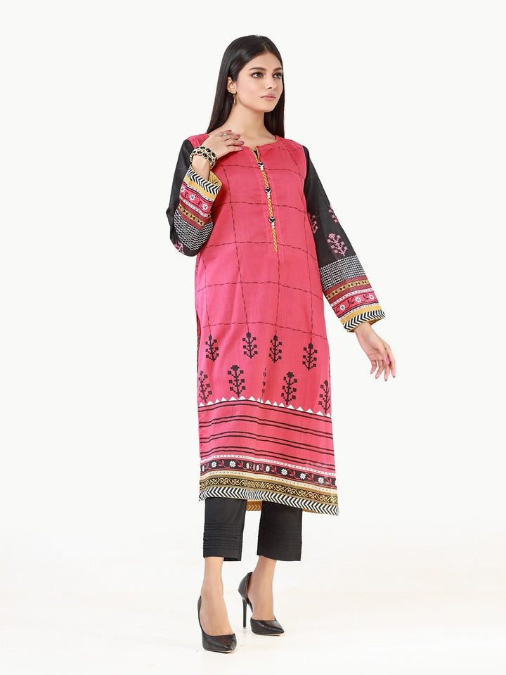 Pret 1Pc Printed Pink Shirt - EWTKP22-68077