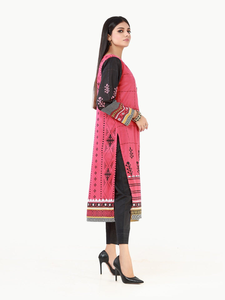 Pret 1Pc Printed Pink Shirt - EWTKP22-68077