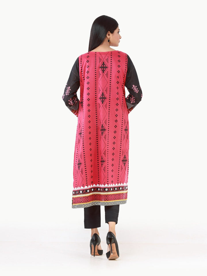 Pret 1Pc Printed Pink Shirt - EWTKP22-68077