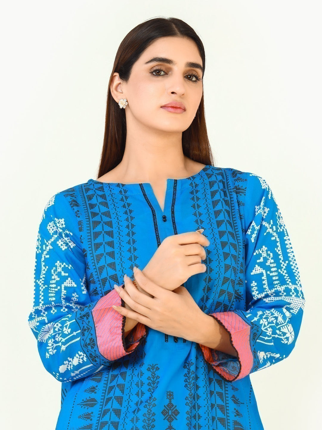 Pret 1Pc Printed Lawn Shirt - EWTKP22-68186