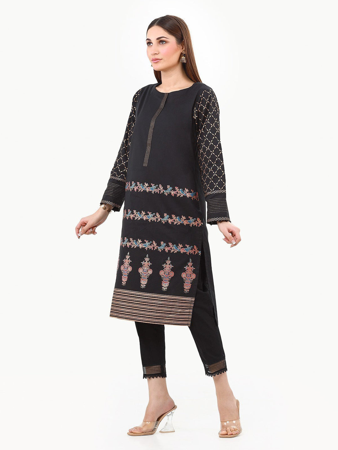 Pret 1Pc Printed Khaddar Shirt - EWTKP22-68207