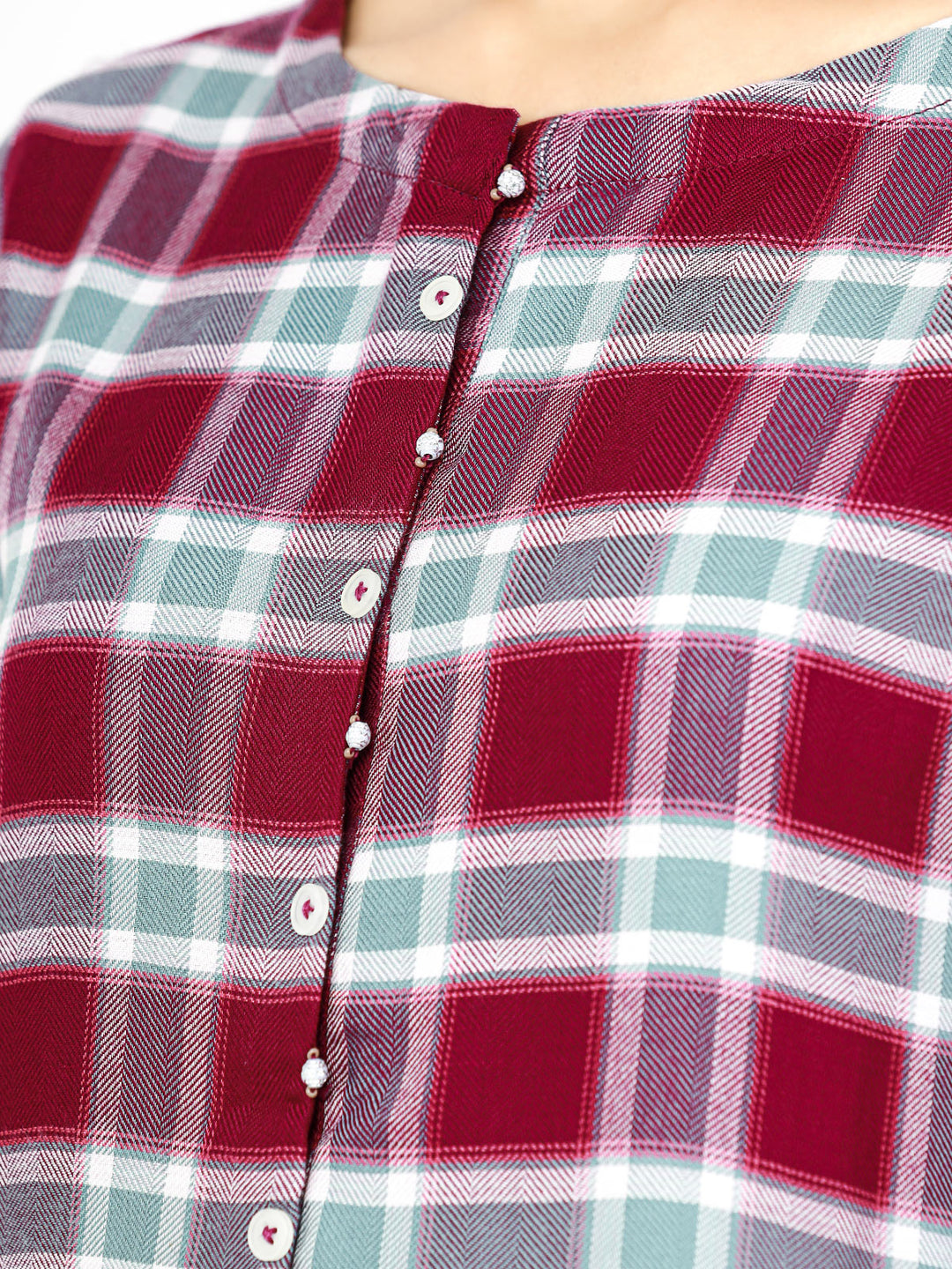 Pret 1Pc Printed Yarn Dyed Shirt - EWTKP22-68374
