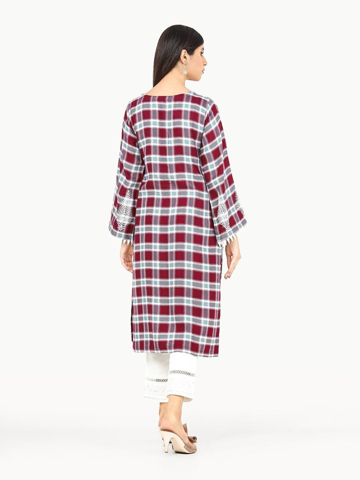 Pret 1Pc Printed Yarn Dyed Shirt - EWTKP22-68374