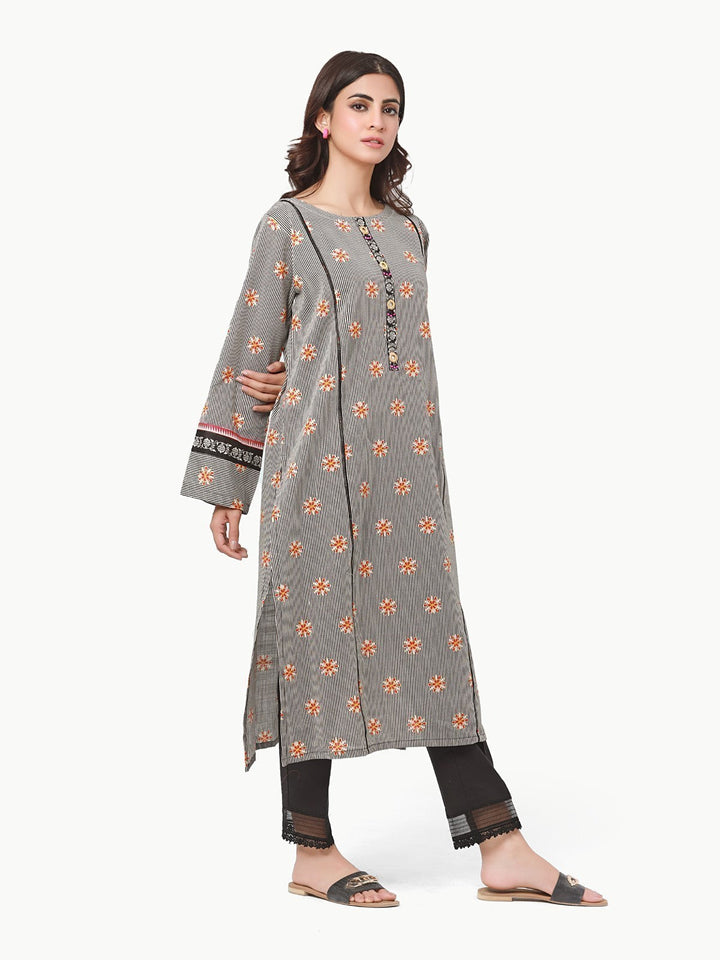 Pret 1Pc Printed Khaddar Shirt - EWTKP22-68564