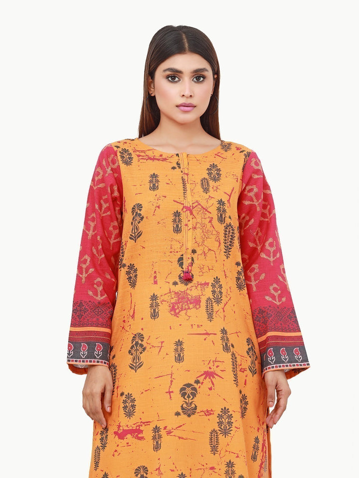 Pret 1Pc Printed Khaddar Shirt - EWTKP22-68585