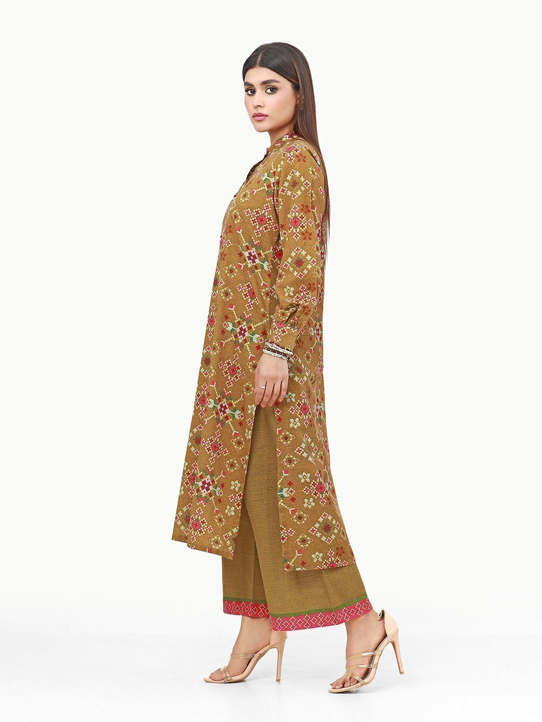 Pret 2Pc Printed Khaddar Shirt Trouser - EWTKP22-68612 (ST)